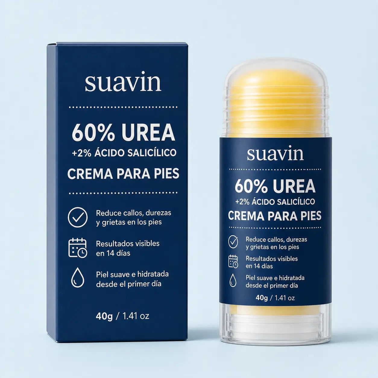 Suavin | Crema Reparadora con Urea 60% para Pies Secos y Agrietados